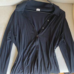Aritzia black button down